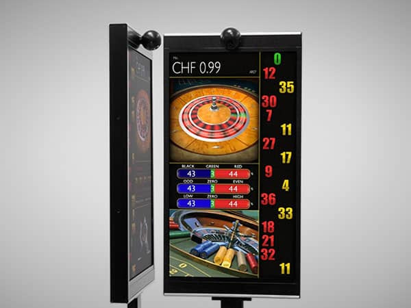 Winning number display Universum