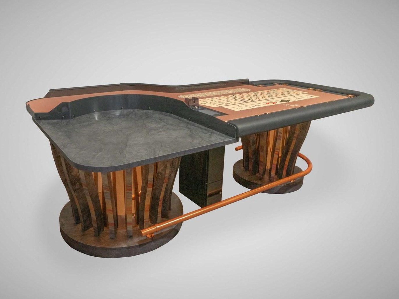 Backlit roulette layout