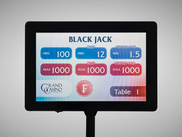 Smart media table sign