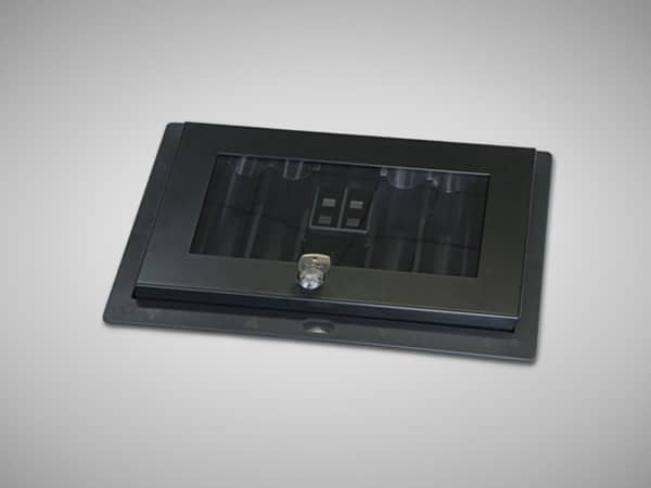 Cover for plastic chip tray 300