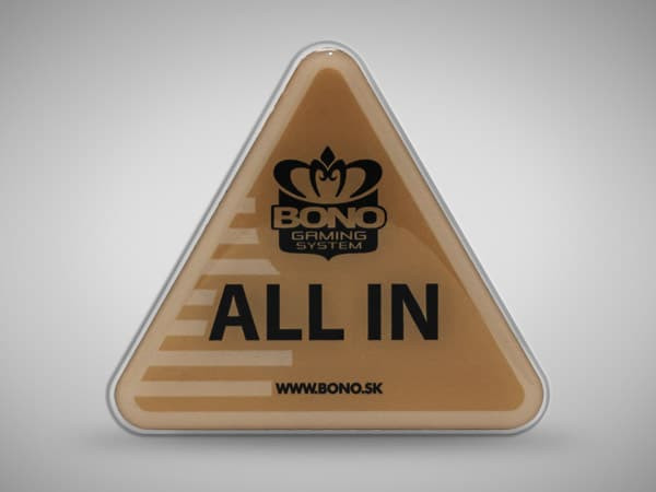 Poker button – All in