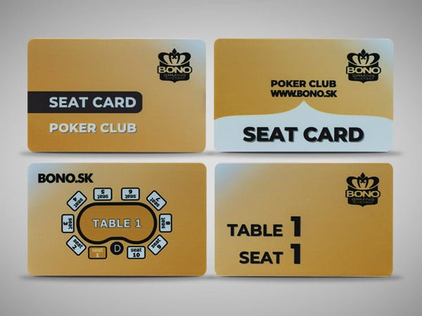 Seat cards