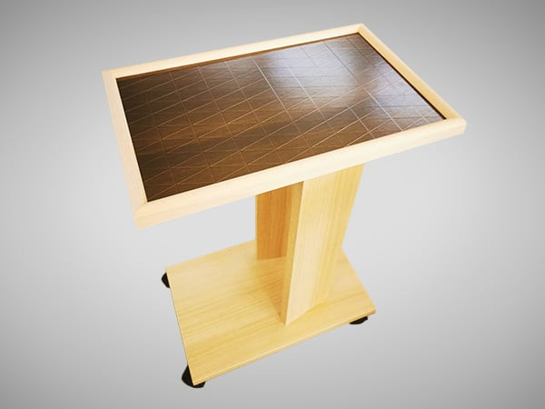 Beige caddy table