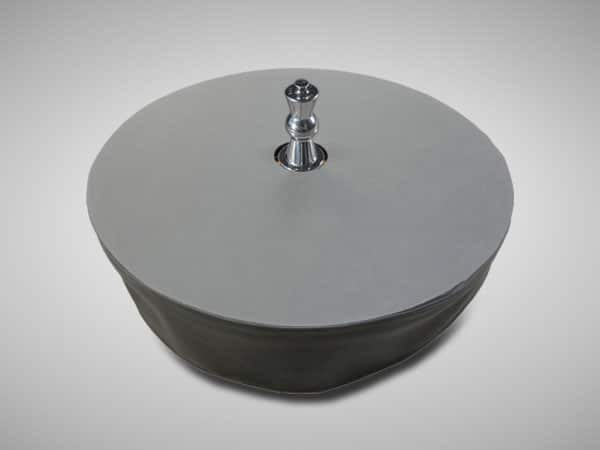 Leatherette wheel cover
