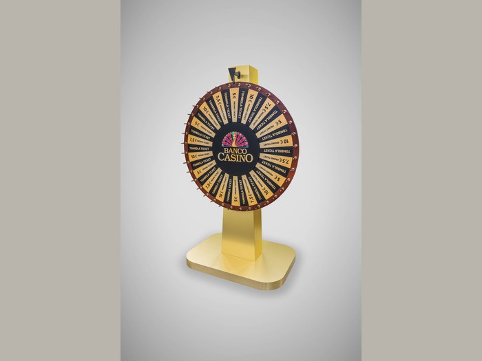 Wheel of fortune built for Banco Casino