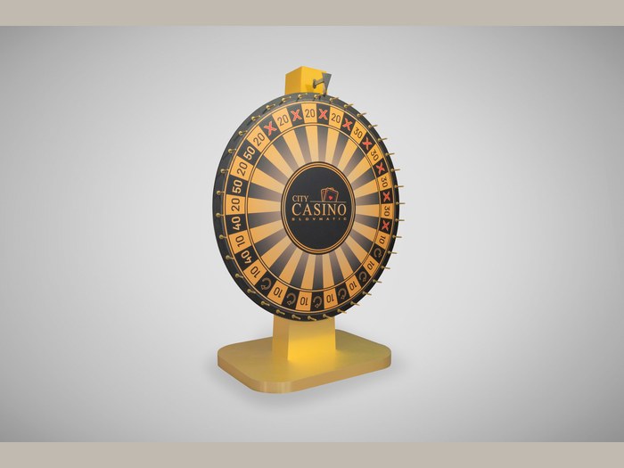Wheel of fortune built for City Casino