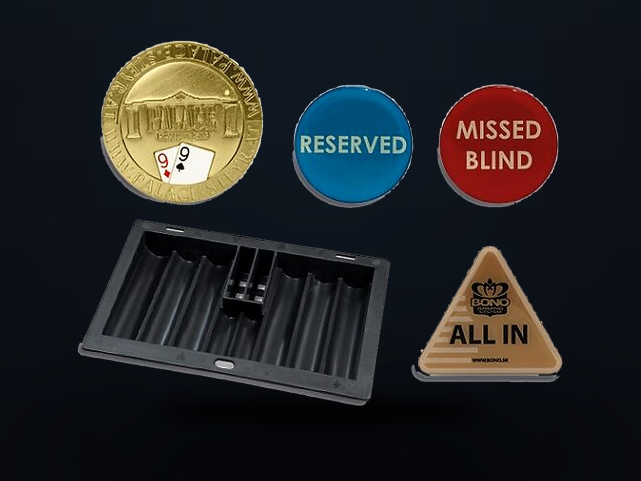 Poker game accessories